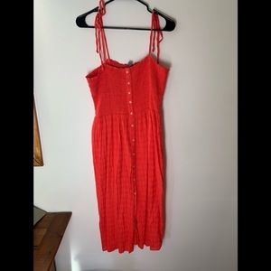 Aerie tie strap dress